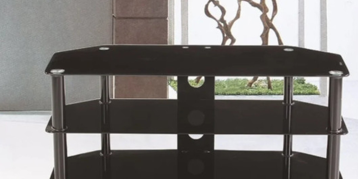 Elevate Your Living Space with a Stylish Black Glass TV Stand